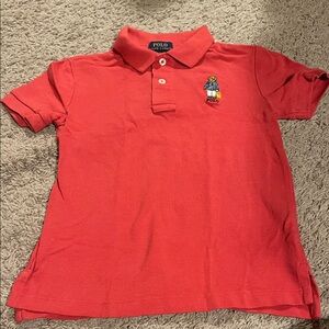 Polo by Ralph Lauren Kids Classic Red Polo with Polo Bear logo